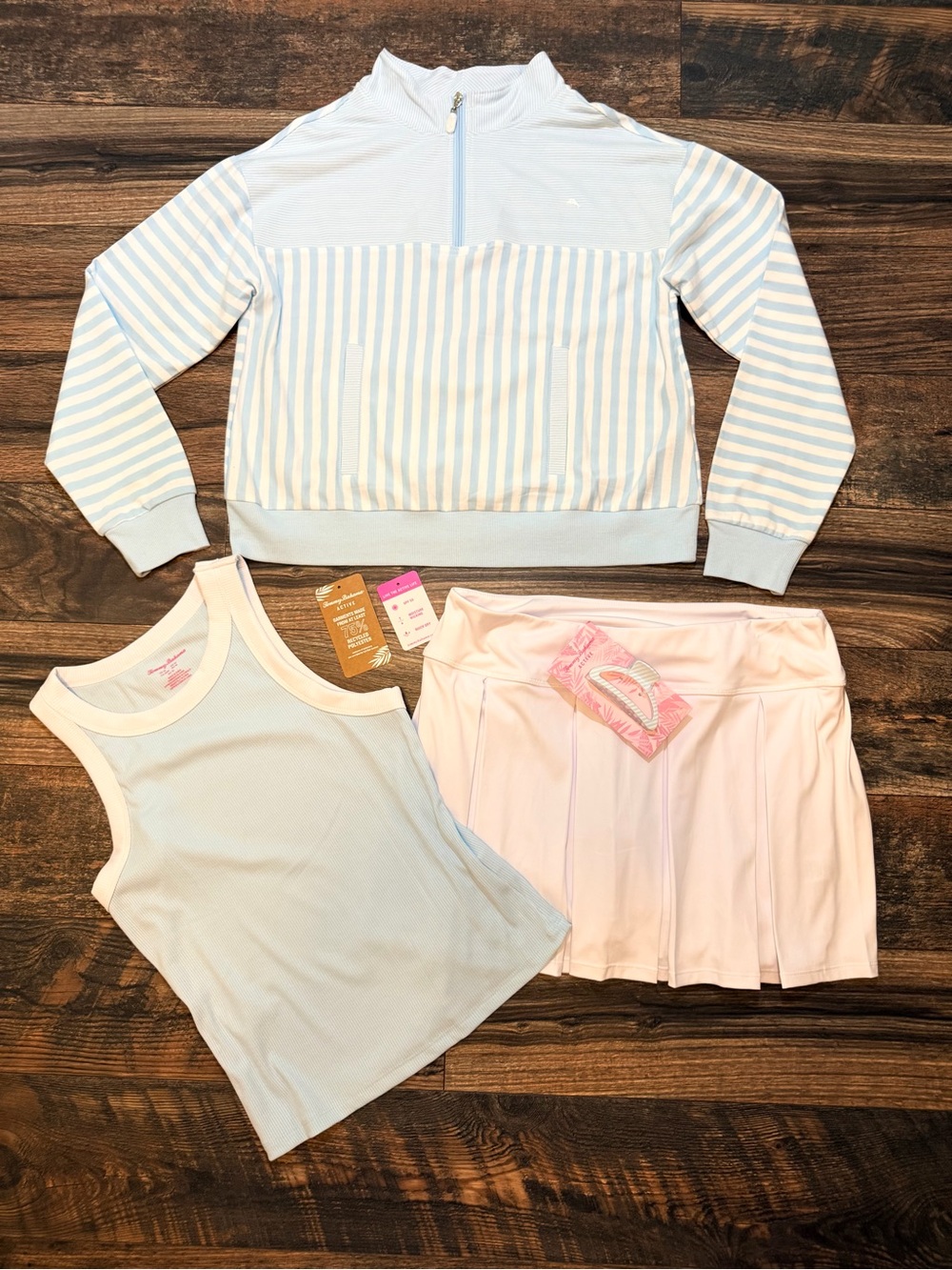 Tommy Bahama 4 piece activewear skort set size medium